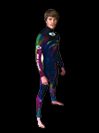 Custom Wetsuit - Multi Colour Front Design