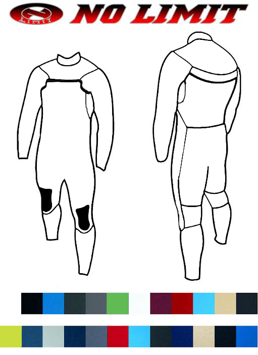 Wetsuit Builder Template - Download and customize your wetsuit design