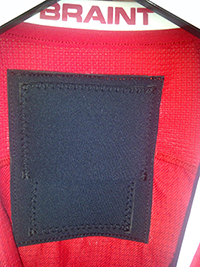 GPS Tracker Insert - Close up view of GPS device holder