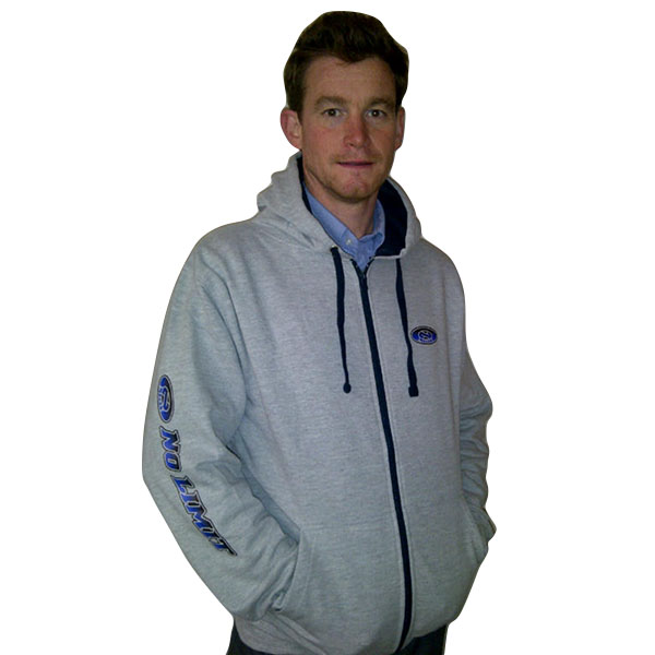 Grey Hoody - No Limit branded hoody